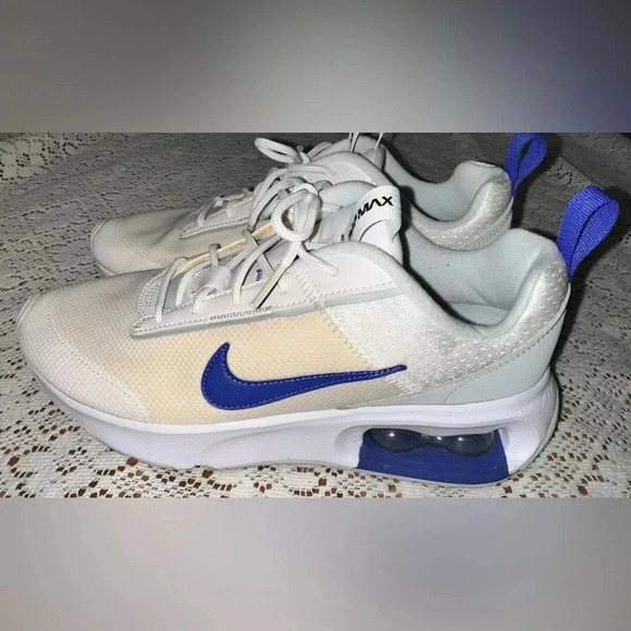 Nike Air Max Interlock Lite White Lapis Sneakers - Size 7.5 - Picture 3 of 7